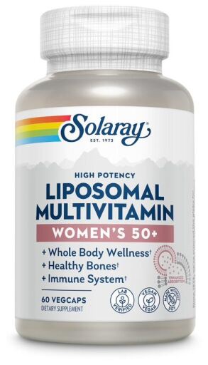 Solaray Liposomal Multivitamin Womens +50 60 Capsules
