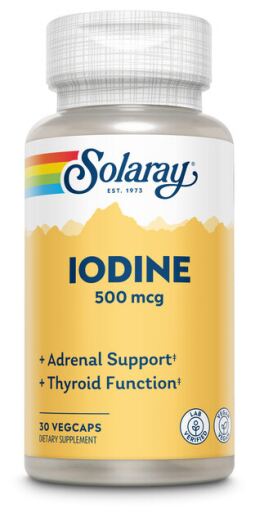 Solaray Iodine 500 mcg 30 Capsules