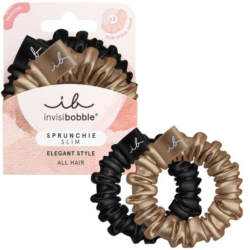 Invisibobble Sprunchie Slim True Golden Scrunchie 2 Pieces