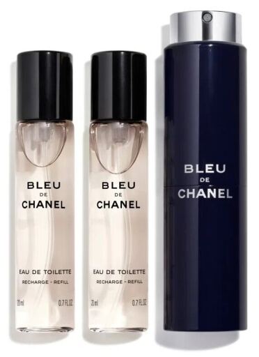 Chanel Bleu de Chanel Eau de Toilette Twist and Spray 3 x 20 ml