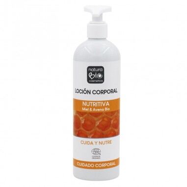 NaturaBIO Cosmetics Organic Honey and Oatmeal Nourishing Body Lotion 500 ml