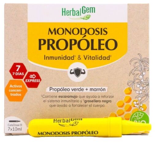 HerbalGem Propolis Bio 7 Single Dose