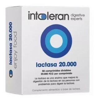 Lactasa 20000 50 Comprimidos