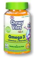 Chewy Vites Omega 3 Kids 60 Units