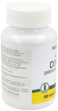 Vitamin D3 2500Ui+Vit K2 120Mcg 90 Tablets