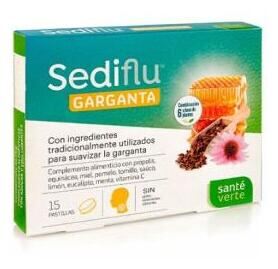 Sediflu Throat 15 Lozenges