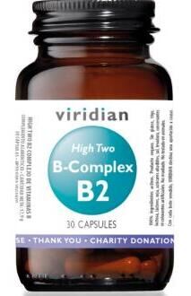 Viridian High Two B Complex B2 30 Vegetable Capsules