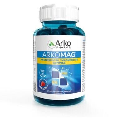 Arkomag Magnesium B6 45 Strawberry Gummies