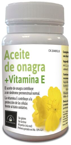 Evening Primrose Oil + Vitamin E 90 Softgels