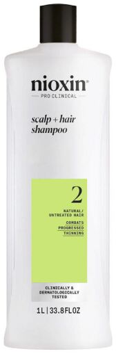 Nioxin System 2 Natural Hair Shampoo with Advanced Weakening