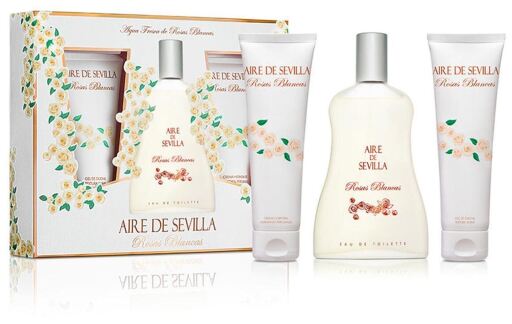 Aire De Sevilla White Roses Case 3 Pieces