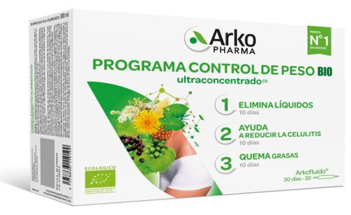 Arkofluid Bio Weight Control Program 30 Ampoules x 10 ml