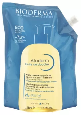 Atoderm Eco-Refillable Shower Oil 1 L