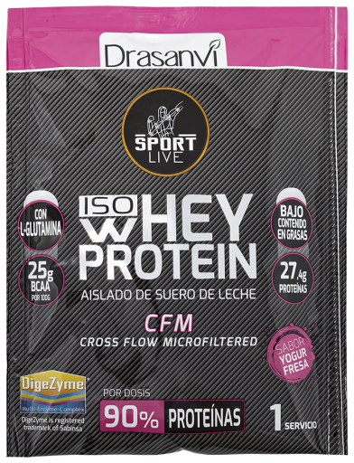 Whey Protein Isolate Strawberry Yogurt Sport Live 30 gr