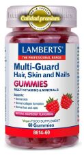 Multi Guard Hair Skin Nails 60 Gummies Strawberry