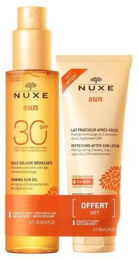Nuxe Sun Tanning Oil SPF 30 150 ml + After Sun Milk 100 ml