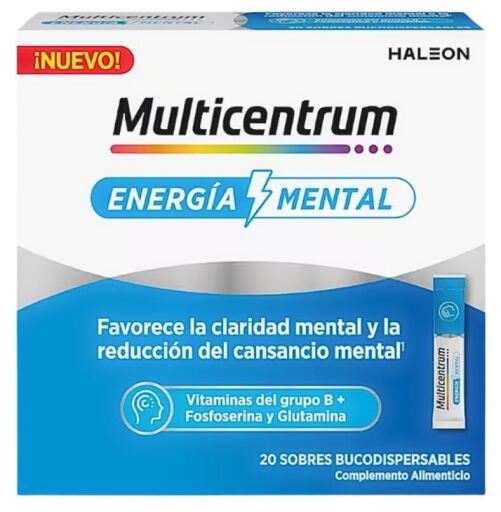Multicentrum Mental Energy 20 Envelopes Passion Fruit
