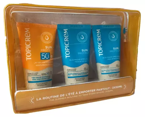 Topicrem Sun Protect Spf50+ Case 3 Pieces