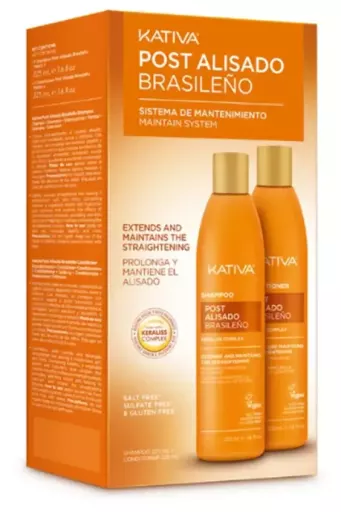 Kativa Professional Post Brazilian Straightening Pack 2 Pieces