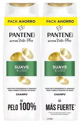 Pantene Soft and Smooth Shampoo 2 x 325 ml