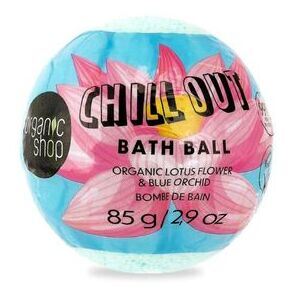 Organic Shop Organic Chill Out&acirc; Lotus Flower and Blue Orchid Bath Bomb 85 gr