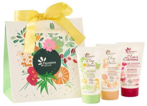 Small Bag Yellow Ribbon Trio Shower Gels Travel Size