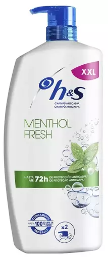 h&s Menthol Fresh Anti-Dandruff Shampoo Dispenser 1000 ml